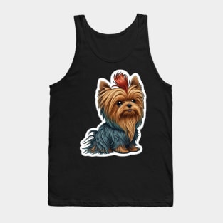 Cute Yorkshire Terrier being sassy Tank Top